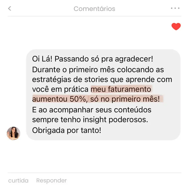 Depoimento aluna Postar pra Vender