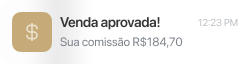 Notificação de venda
